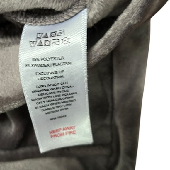 Revolve House of Harlow 1960 Gray Velour Athleisure Jogger Pants Women’s‎ Small - Picture 5 of 6